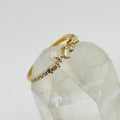 18K Gold Ring with Certified Baguette Cut Diamonds