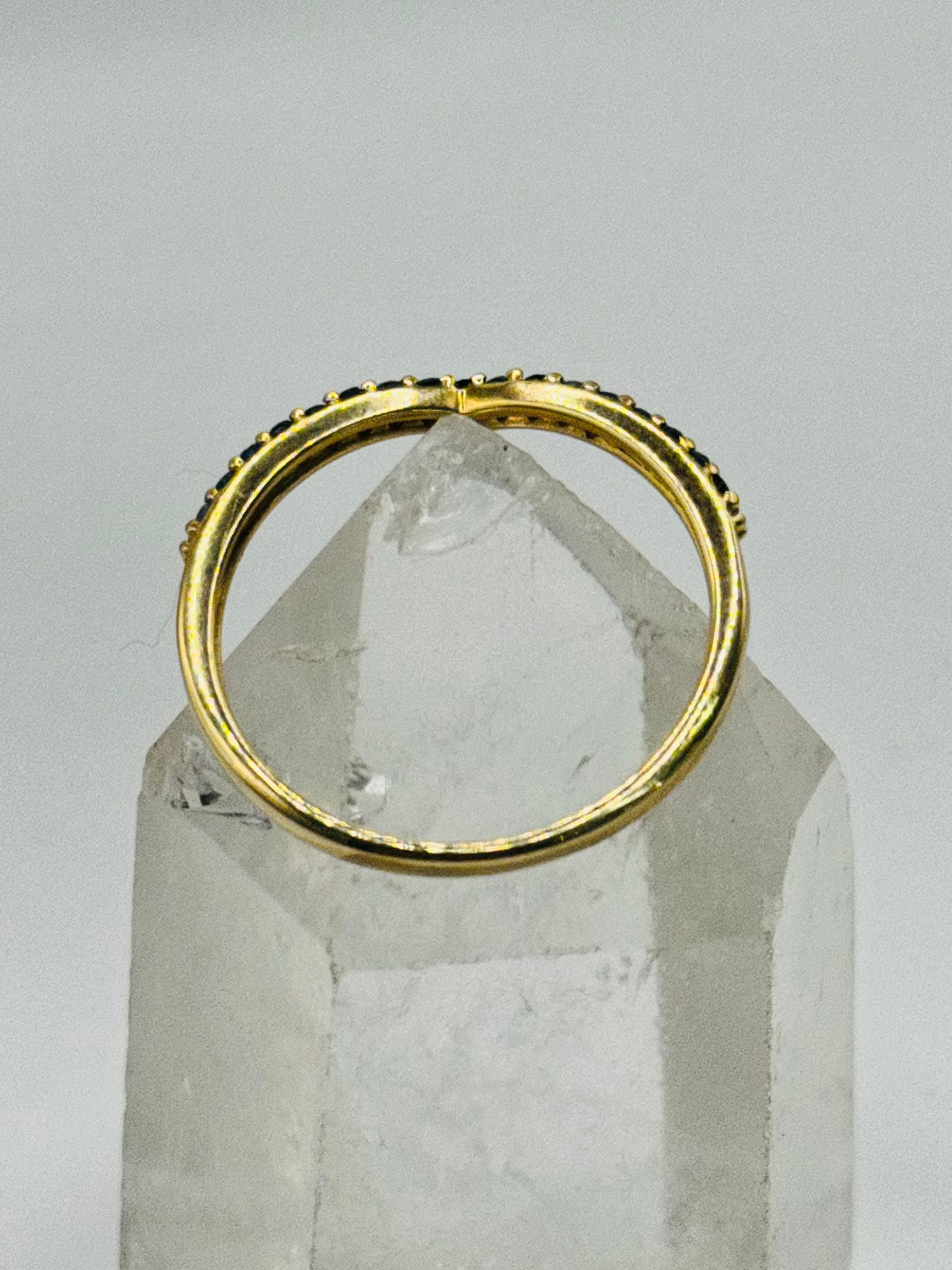 18K Gold Ring with Certified Sapphires