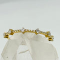 Delicate 18K Gold Ring with Certified Diamonds