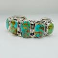 Handmade Sterling Silver & Arizona Turquoise Bracelet