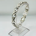 Men's Thick Link Handmade Sterling Silver 950 Bracelet
