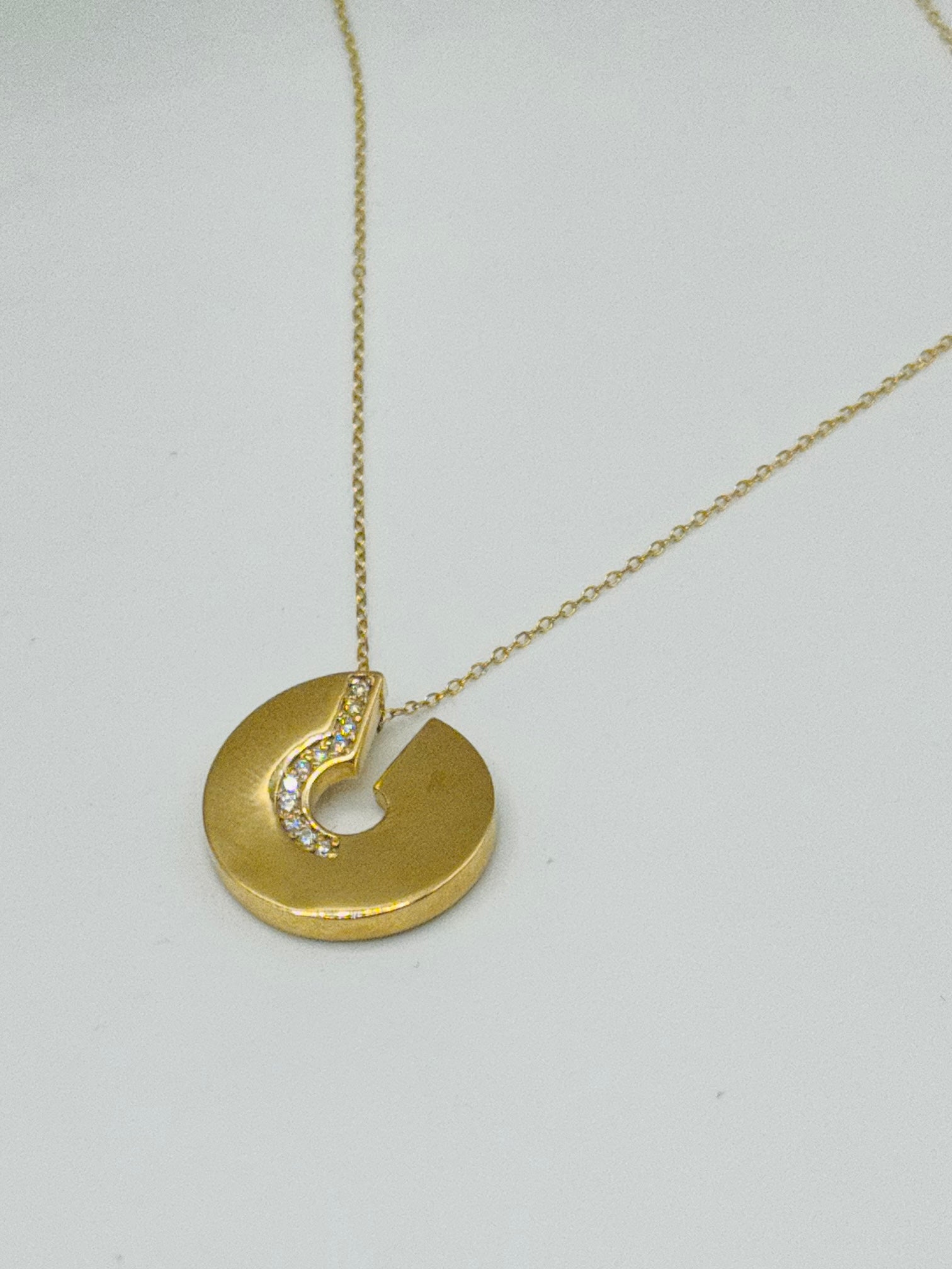 Delicate Diamond Necklace | 18K Gold & Certified Natural Diamonds