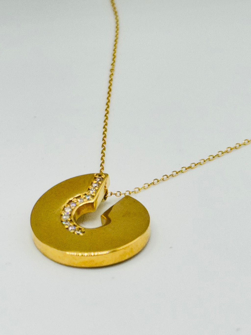 Delicate Diamond Necklace | 18K Gold & Certified Natural Diamonds