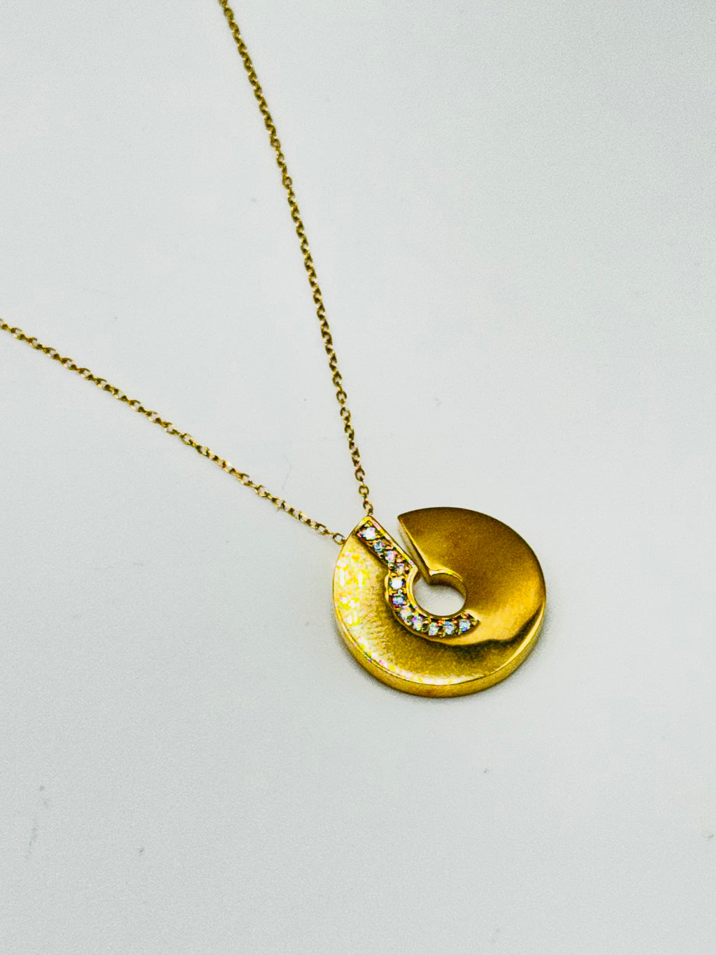 Delicate Diamond Necklace | 18K Gold & Certified Natural Diamonds