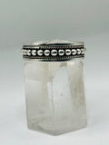 Handcrafted Men's Sterling Silver 950 Ball & Braid Ring