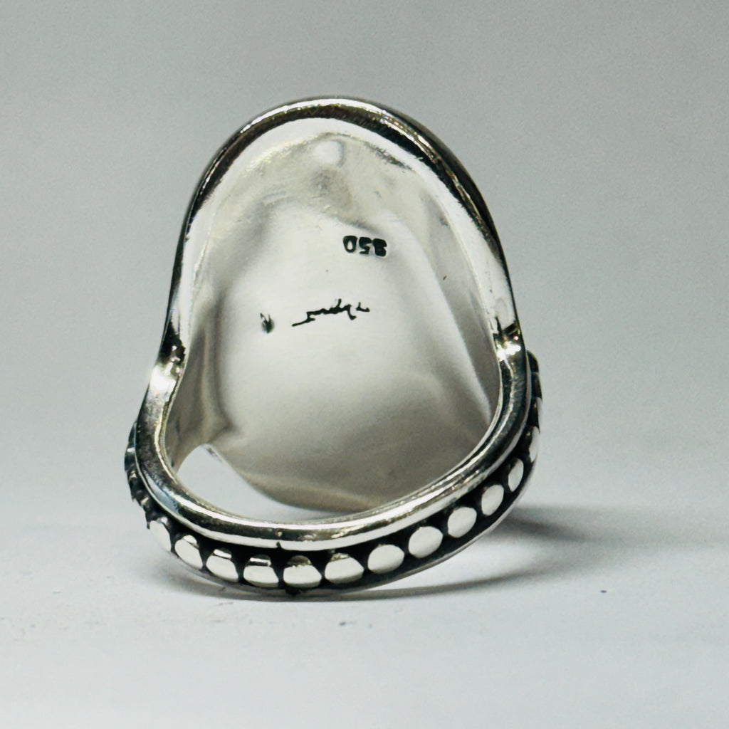Native Design Arizona Turquoise Sterling Silver 950 Ring