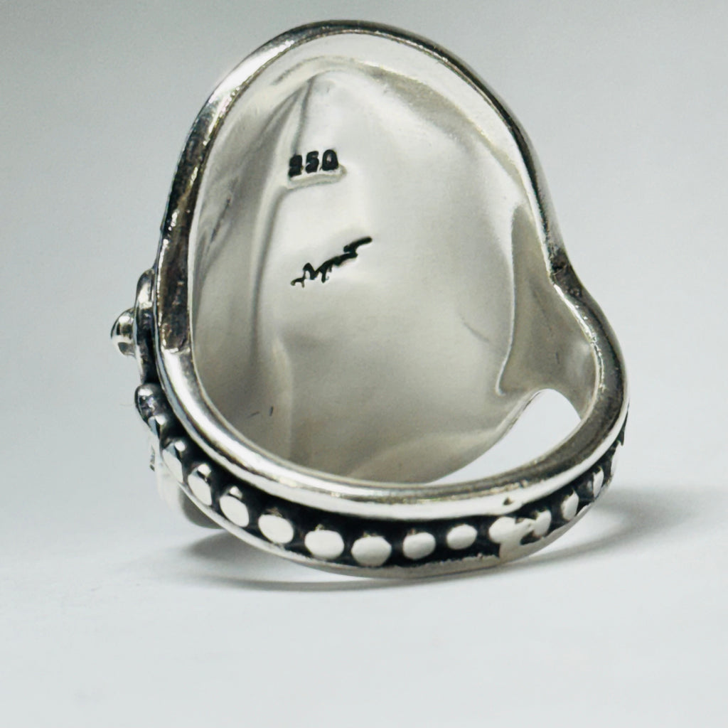 Native Design Arizona Turquoise Sterling Silver 950 Ring