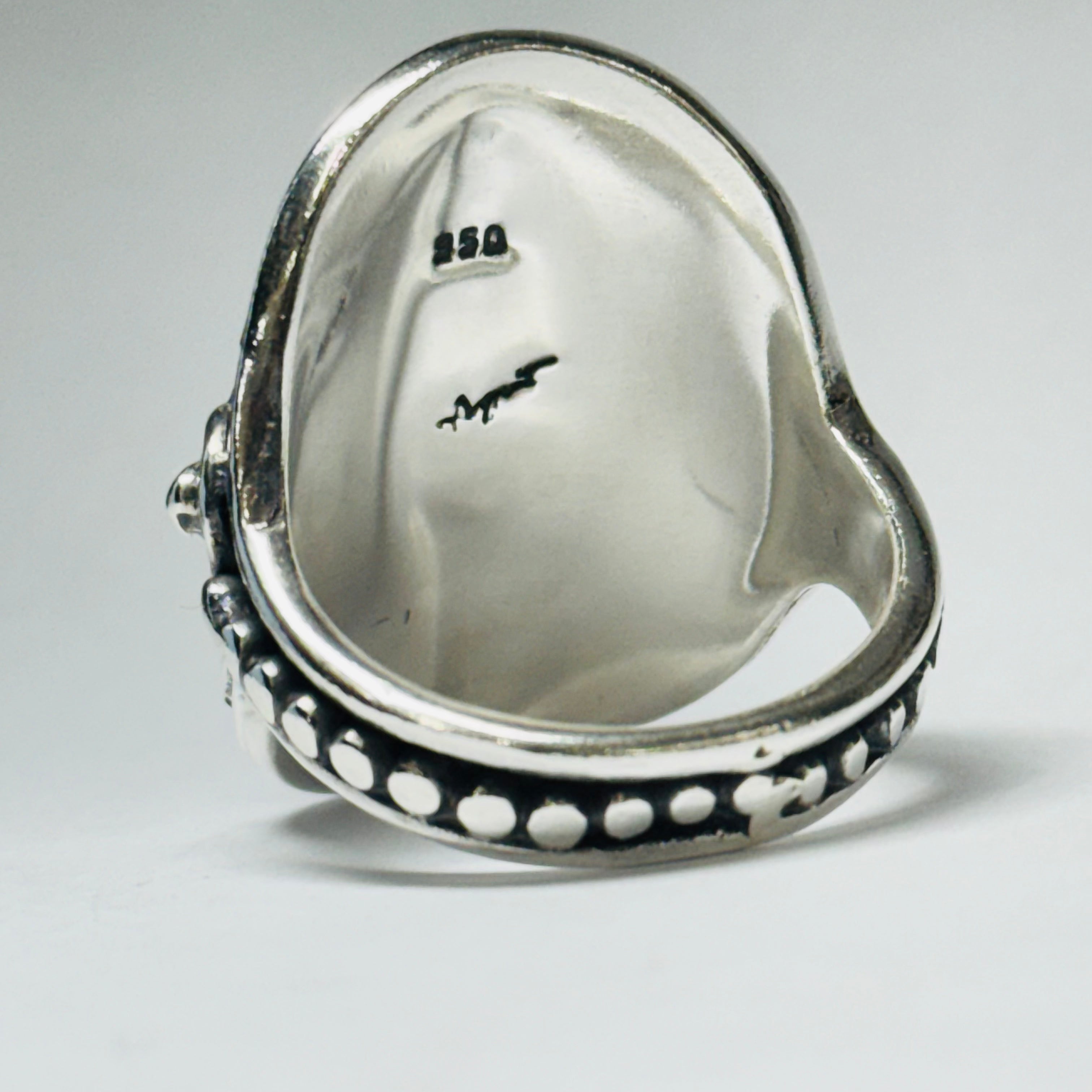 Native Design Arizona Turquoise Sterling Silver 950 Ring