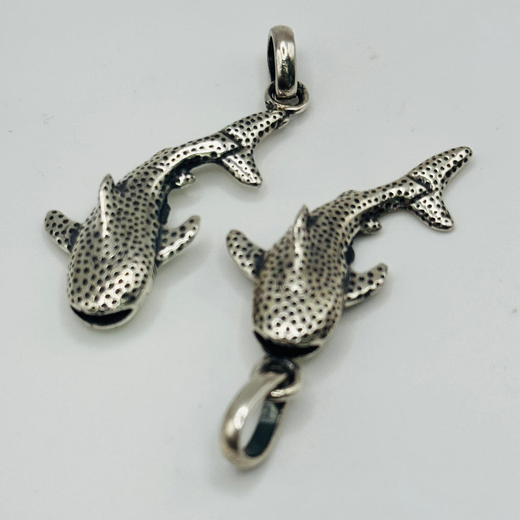 950 Sterling Silver Whale Shark Pendant