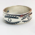 Handmade Stamped Ring | 950 Sterling Silver